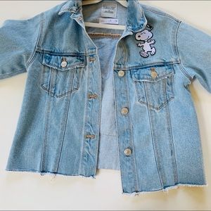Snoopy Jean jacket from Zara